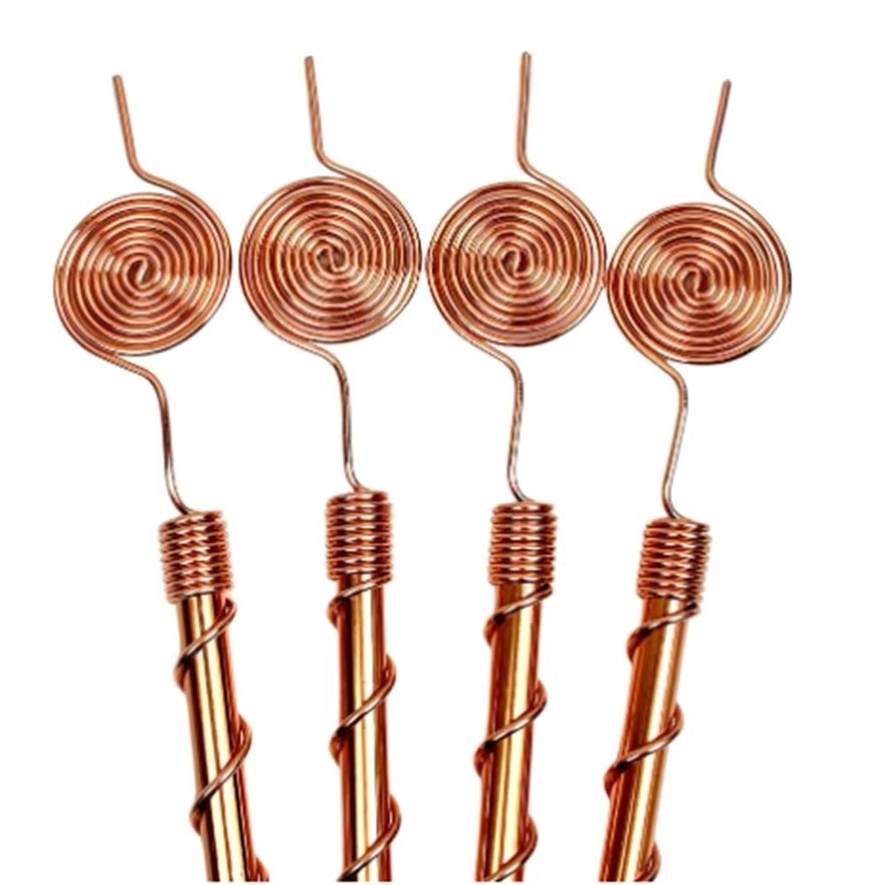 Copper Wire Roll - أوتاد نباتات كهربائية حلزونية جديدة، أوتاد