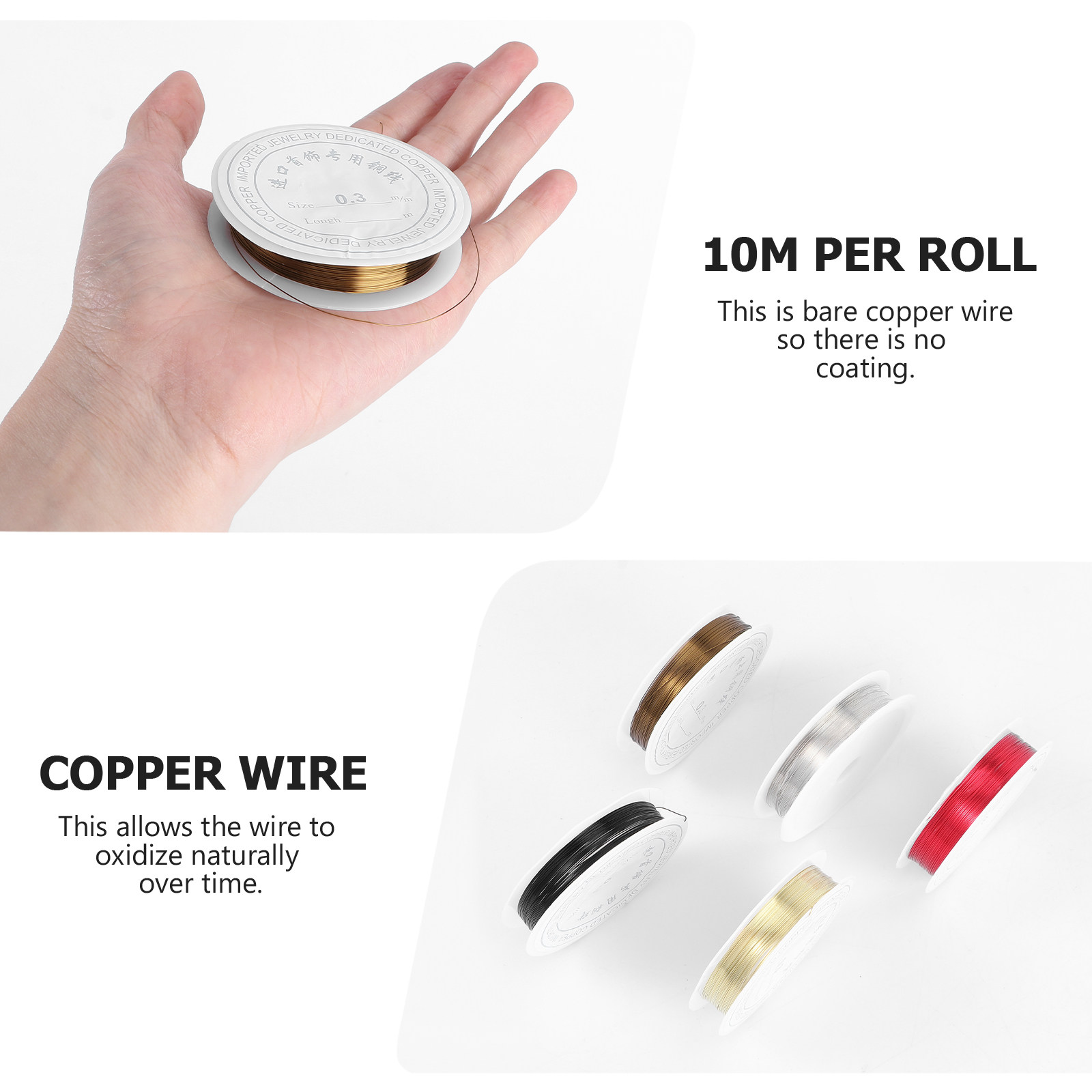 5 لفات من سلك النحاس لصناعة ال - مراجعة Copper Wire Roll وسعره